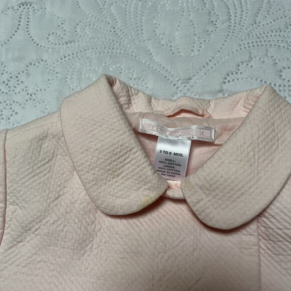 Janie And Jack Vintage Pea Coat Size 3-6m - Picture 4 of 8